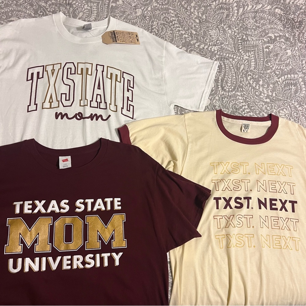 Texas State University TXST t-shirt bundle
